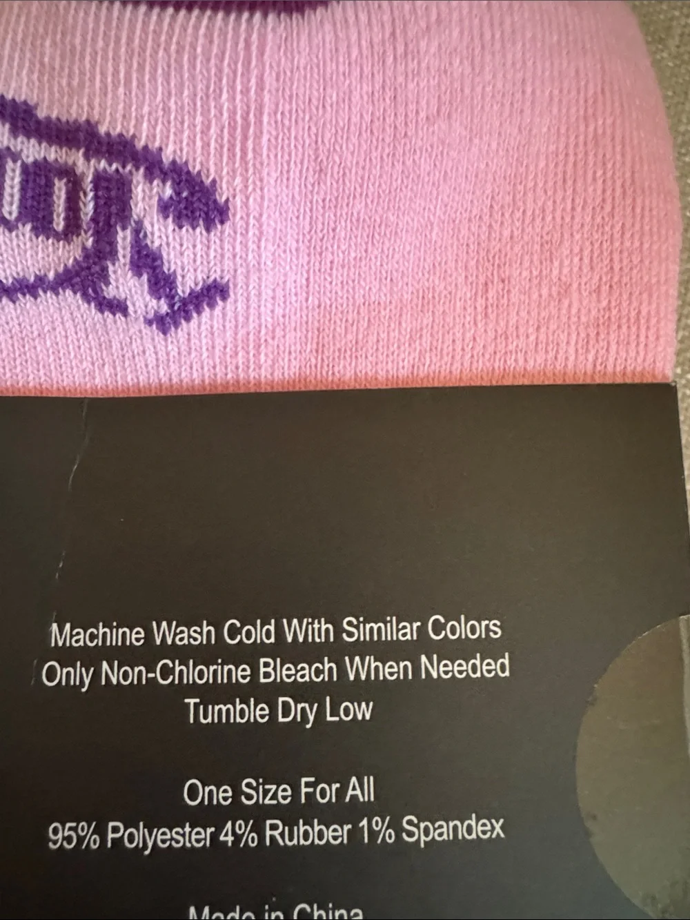 Women’s Von Dutch Pink & Purple Camo Crew Socks (3 pairs).